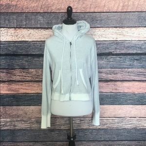 Abercrombie & Fitch Cropped Zip Up Jacket